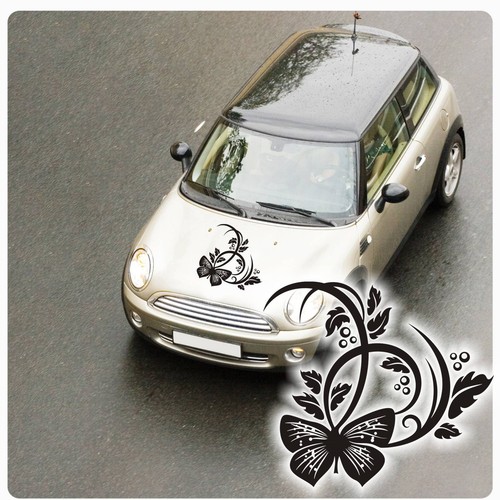 Autoaufkleber blumen blüten - autoaufkleber,