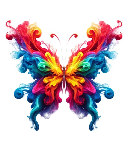 Regenbogen rauch - 4x,