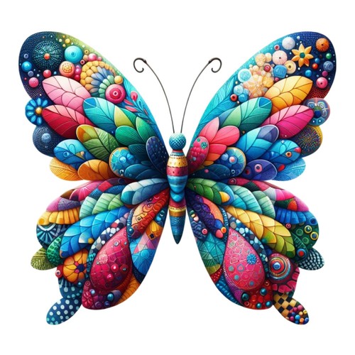 Bunter schmetterling - bunter,