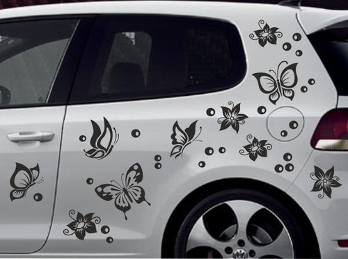 Aufkleber set auto - auto, style