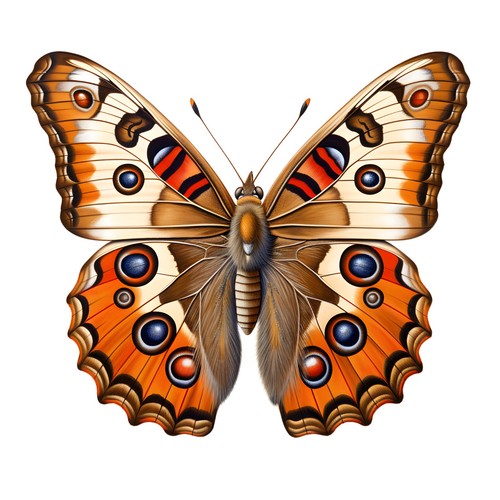 Sticker schmetterling - 5x,