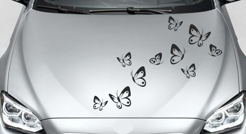 Aufkleber motorhaube auto car - aufkleber,