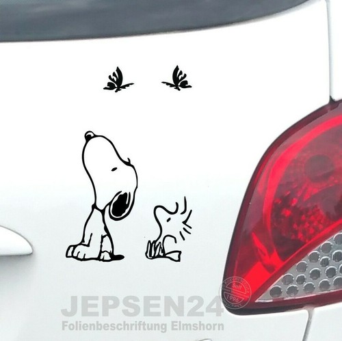 Aufkleber set snoopy 10cm - aufkleber,