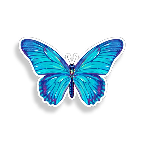 Blau butterfly schmetterling - blau,